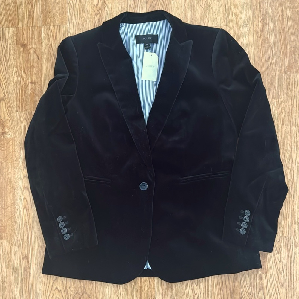 JCrew Parke Velvet Blazer